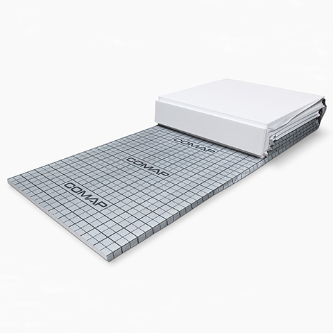 Flamco Dämmplatte f. Tackersysteme V3304 20mm/10 x 1m