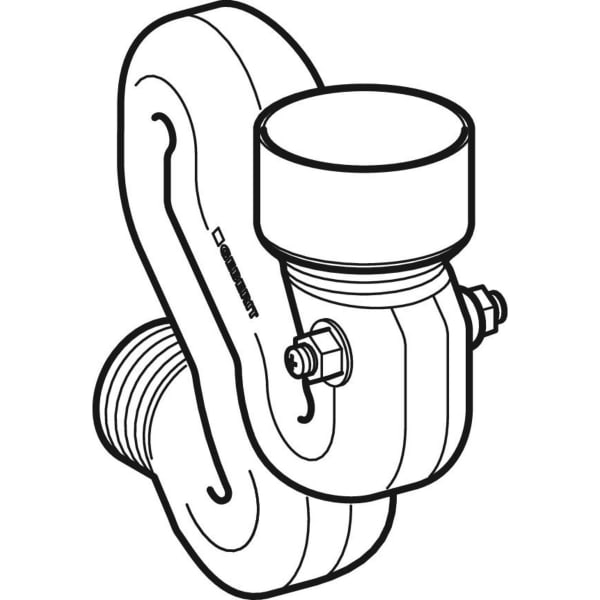 Geberit Schneckengeruchsverschluss für Urinal mit Sonde Geberit Schneckengeruchsverschluss für Urinal mit Sonde