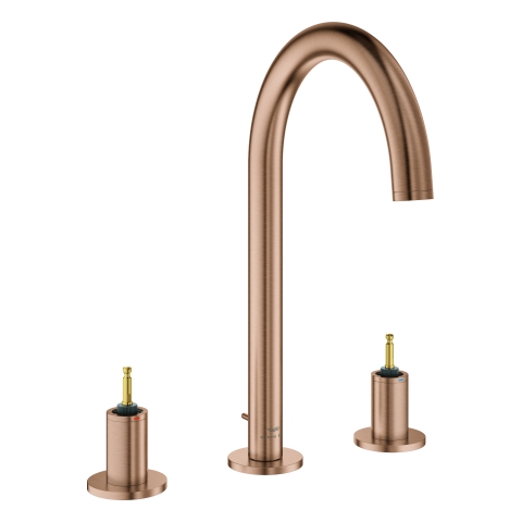 GROHE 3-L-WT-Batterie Atrio Private C. 20593 für Hebelgriffe warm sunset geb.