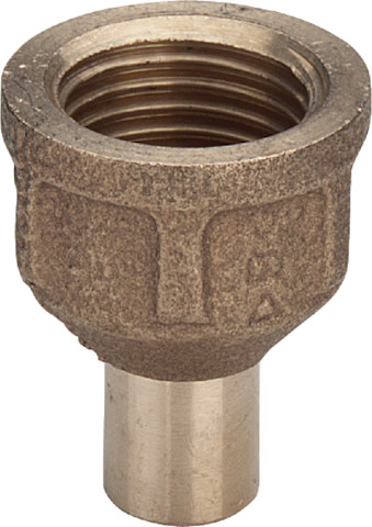 Viega Übergangsmuffe 94246G in 28mm x Rp3/4 Rotguss