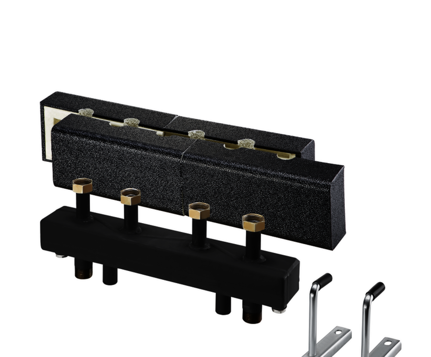 OVENTROP-Hydraulische Weiche HydroFixx DN 20, für 3 Heizkreise, Stahl