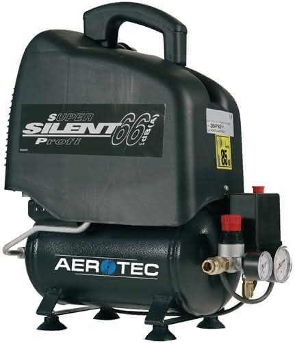 Kompressor Aerotec Vento Silent 6 110l/min 8bar 0,7 kW 230 V,50 Hz 6l Kompressor Aerotec Vento Silent 6 110l/min 8bar 0,7 kW 230 V,50 Hz 6l