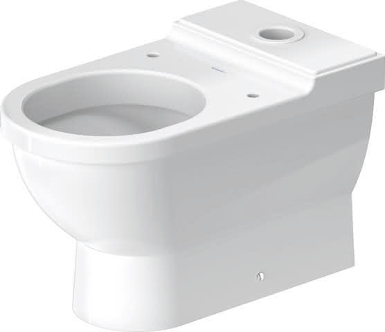 DU Stand-WC Kombi Starck 3 655 mm Tiefspüler, f.SPK, Abg.Vario, weiß WG