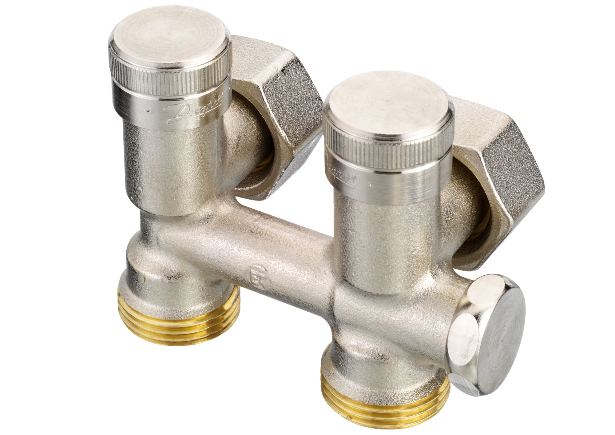 Danfoss Universalverschraubung RLV-K für Ventil-HK, Heizkörper R 1/2, Eck