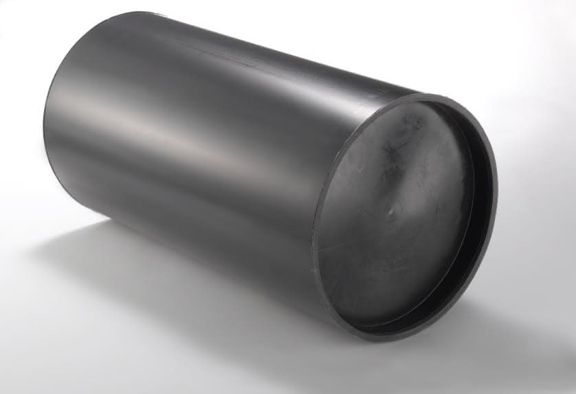ZE Wandeinbaurohr rund für ComfoSpot 50 aus Kunststoff, Länge 900 mm