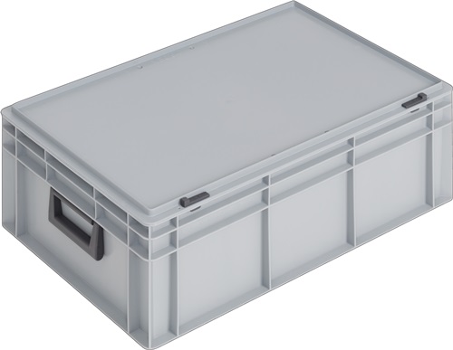 Ku.-Koffer L600xB400xH233mm PP 2 Griffe Schiebeverschluss grau 42l LOCKWEILER Ku.-Koffer L600xB400xH233mm PP 2 Griffe Schiebeverschluss grau 42l LOCKWEILER