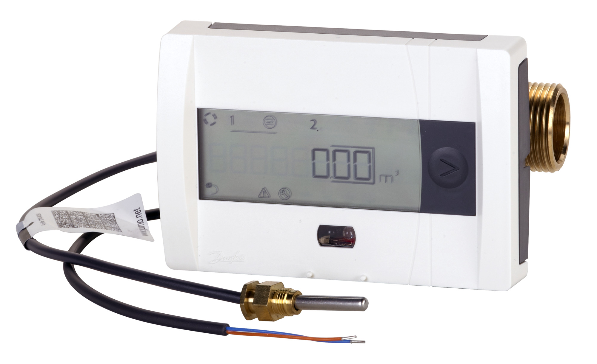 Danfoss Wärmezähler SonoSelect10 QP3,5 DN25 RL PN16 230V wMbus Pu IP65 4s