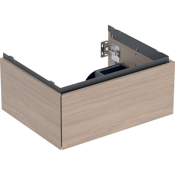 Geberit ONE Unterschrank für WT/-Platte 1 Schubl., 59,2x26,6x47cm, Eiche