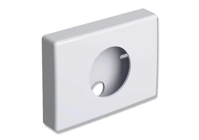 HEWI Hygienebeutelspender, B:143mm, H:103mm, T:27mm signalweiß