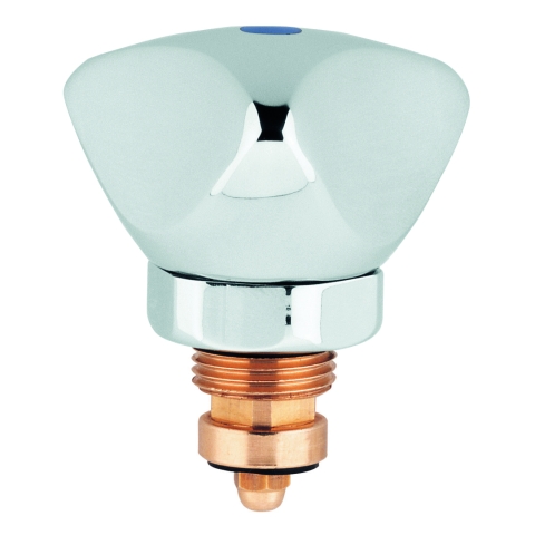 GROHE Oberteil 11048 3/8" Trecorn-de-Luxe Griff Markierung blau
