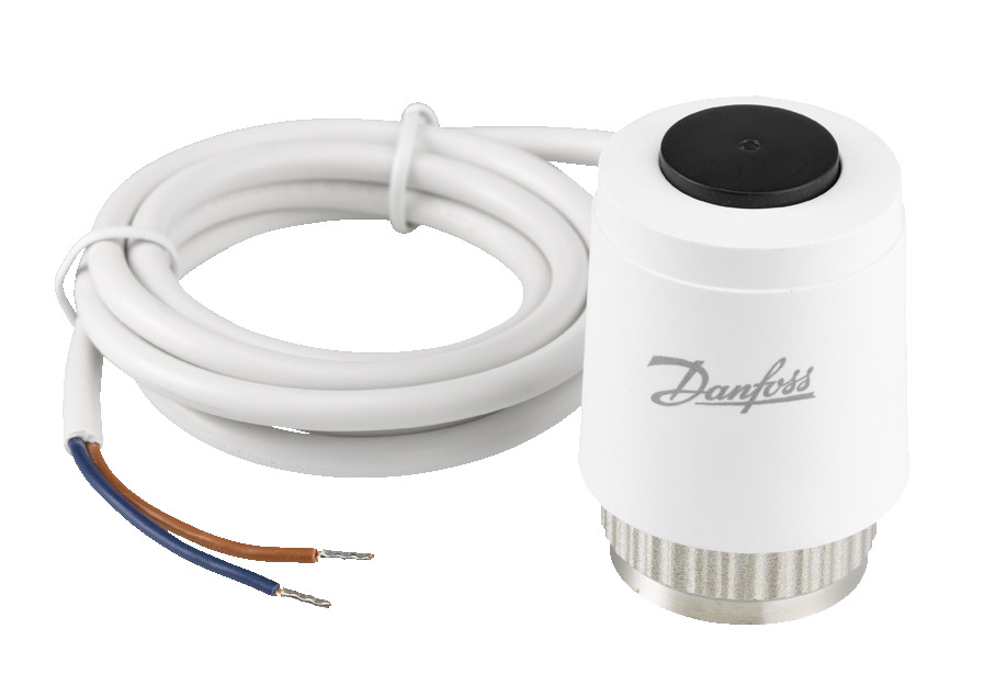 Danfoss Therm, Stellantrieb TWA-K/NC M30 x 1,5, 24 V ac/dc, Kabel 10 m