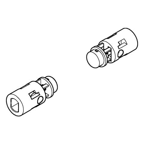GROHE Stoßdämpfer 102903 für Euro-Keramik WC-Sitz 39330002 alpinweiß GROHE Stoßdämpfer 102903 für Euro-Keramik WC-Sitz 39330002 alpinweiß