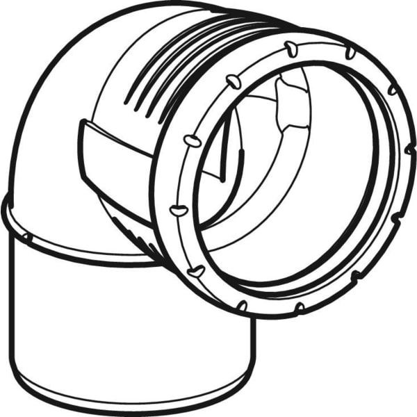 Geberit Silent-Pro Bogen 87,5Gr d160mm