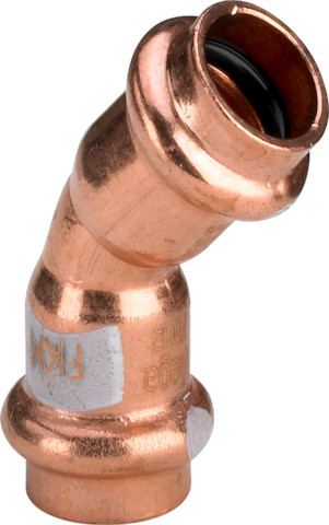Viega Bogen 45 Grad mit SC Profipress S 4526 in 12mm Kupfer