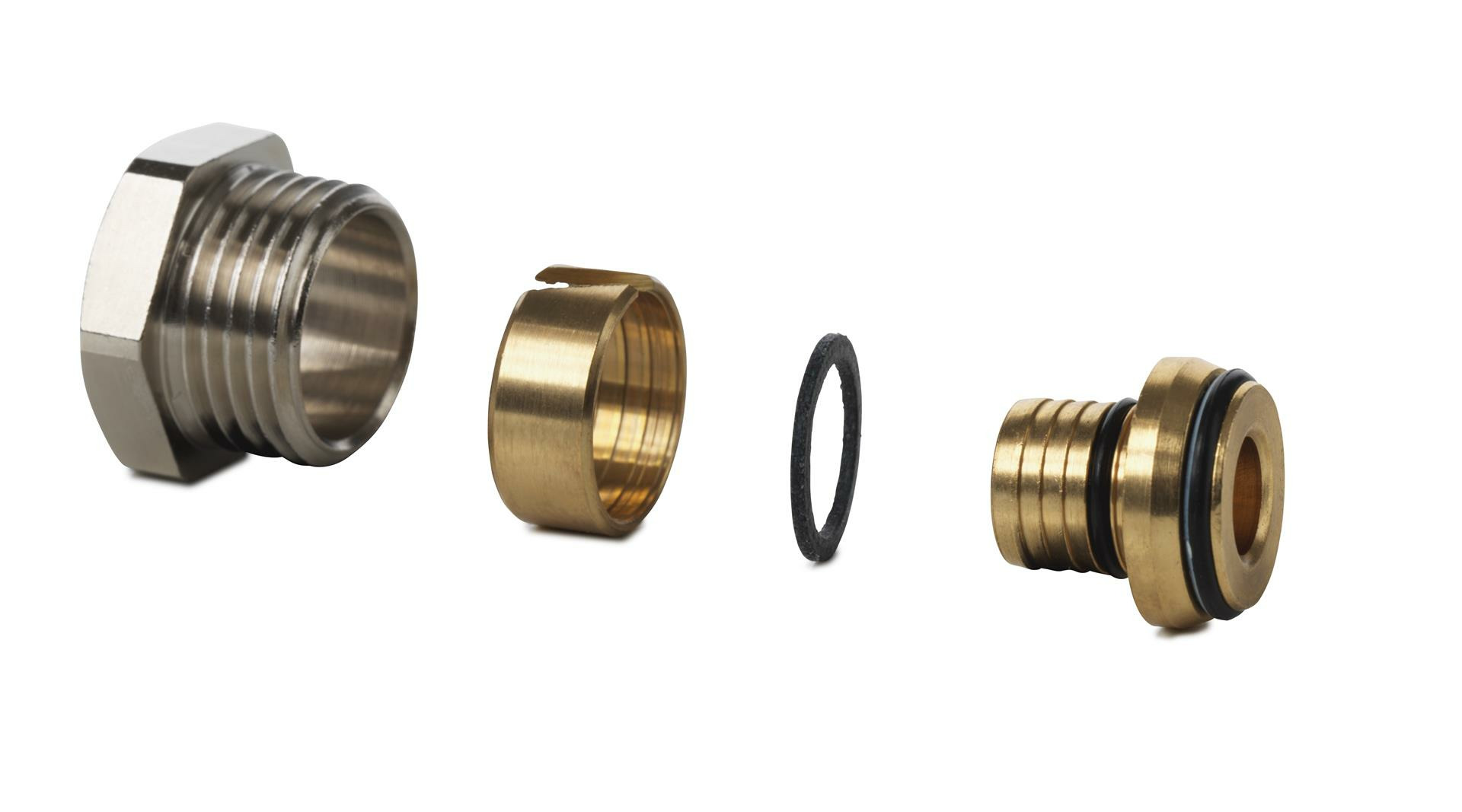 Danfoss Klemmverbinder R 1/2 AG auf 16x2 für Alu-Verbundrohre (Alupex)
