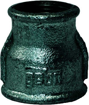 gebofittings Temperguss Gewindefittings 240 - Reduziermuffe 1 1/4"x1/2", verz. gebofittings Temperguss Gewindefittings 240 - Reduziermuffe 1 1/4"x1/2", verz.