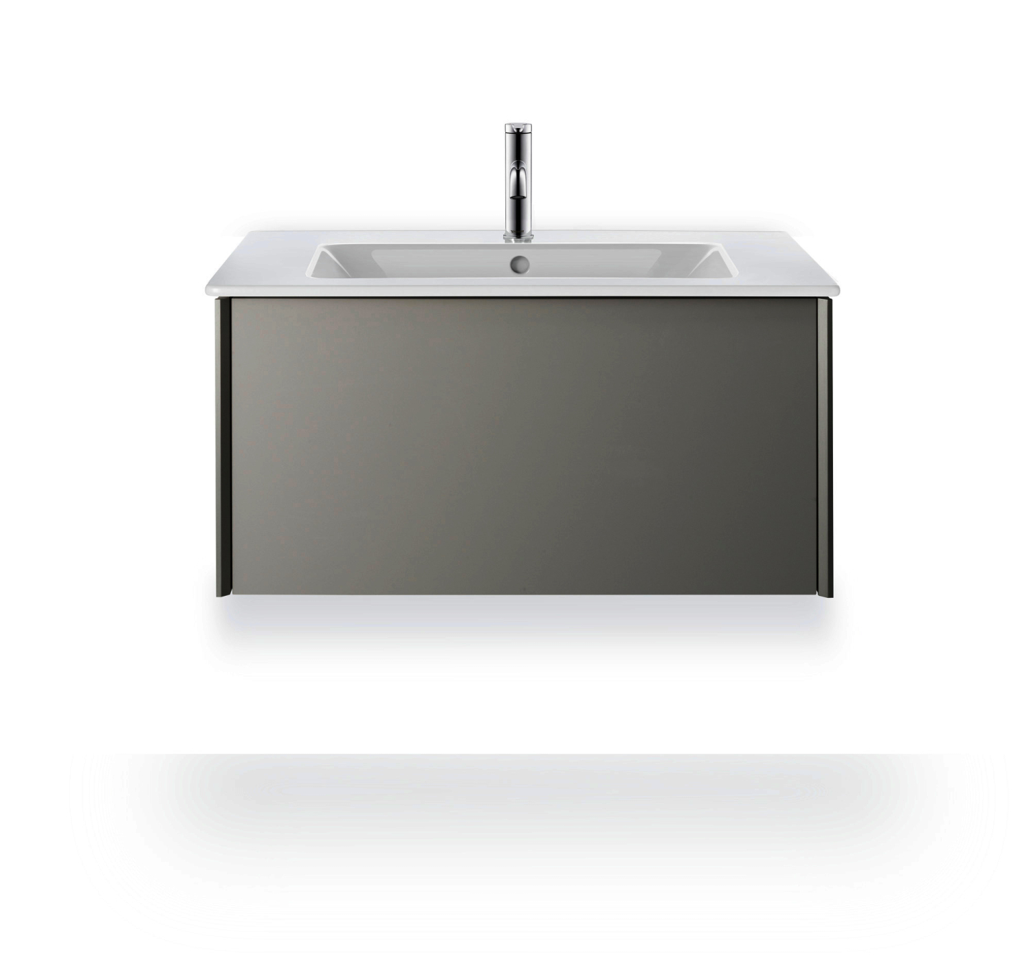 DU Möbelwaschtisch ME by Starck 830 mm mit ÜL, mit HLB, 1 HL, weiß WonderGliss
