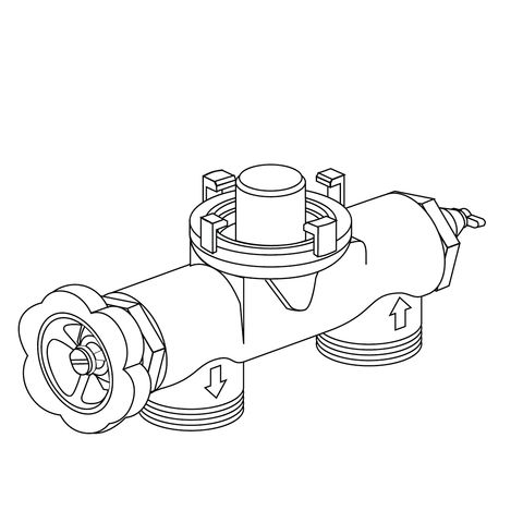 BWT Anschluss Multiblock E Modul für Weichwasseranl. AG 1 1/4, PN10