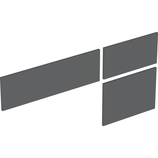 Geberit VariForm Set Schubl.-Front für US für WT, mit 3 Schubladen B=120cm, lava