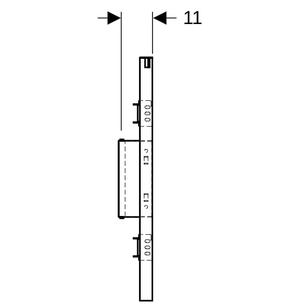Geberit Duofix Traversenelement f. Wandarmatur UP