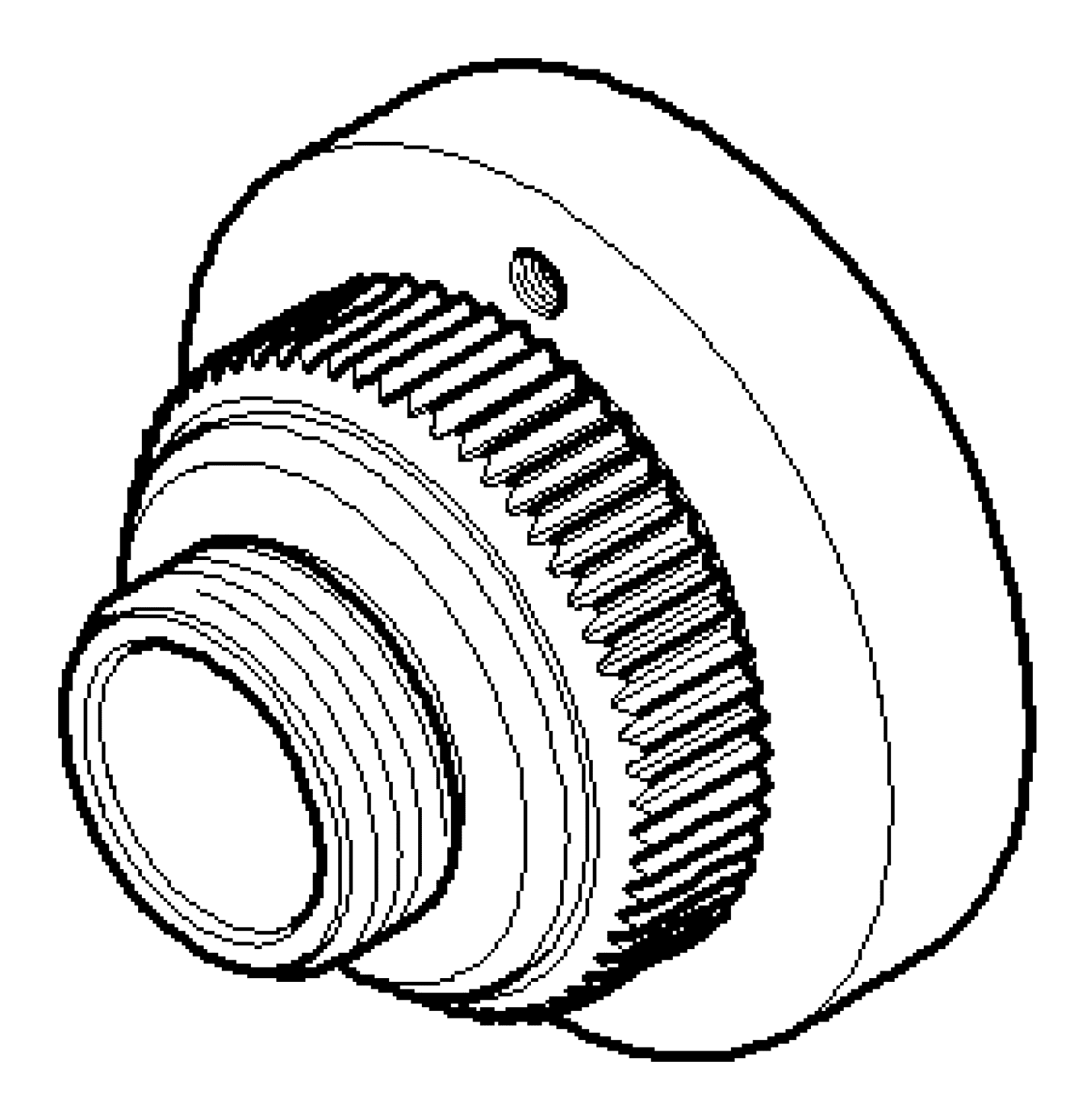 DO Rastbuchsenaufnahme ERSATZTEILE 091212051 D 35 x 26,5 mm Chrom