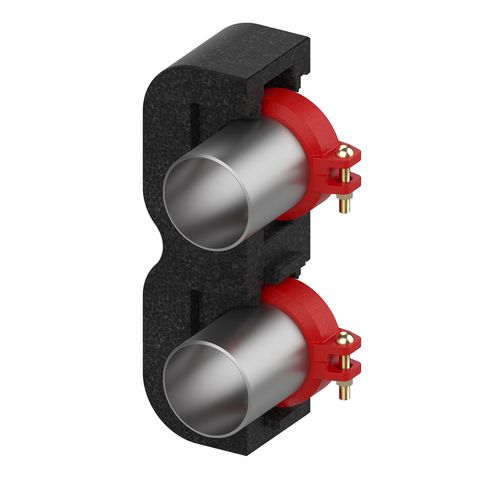 Flamco BigFixLock Schweißende mit Isolierung DN 150 / DN 150, 168,3 x 168,3, 1 Paar