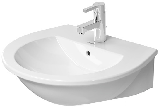 DU Waschtisch Darling New 550 mm mit ÜL, mit HLB, 1 HL, weiß