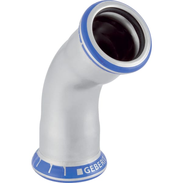 Geberit Mapress Edelstahl Bogen 45Gr d28