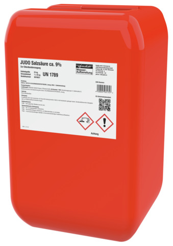 JUDO Salzsäure 9 %  JUDO Salzsäure 9 %