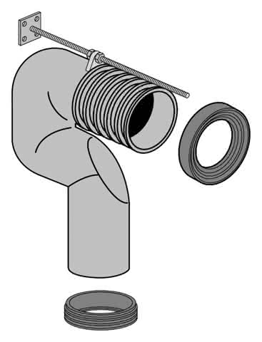 VB Vario-Abflussbogen 870100