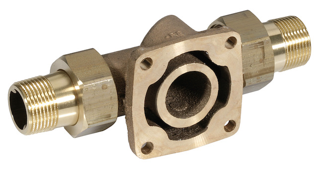 Resideo Drehbares Anschluss-Stück DA74CS Messing bleifrei, R 1, LFA