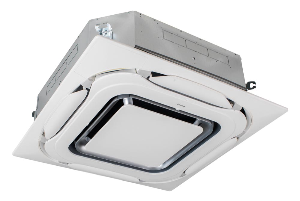 Daikin FCAHG-H mit Designbl. weiß Baugröße 125, Designblende weiß