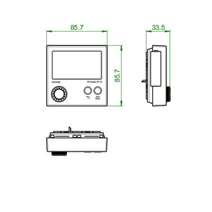 OVENTROP-Funk-Thermostat "R-Tronic RT B" batteriebetrieben