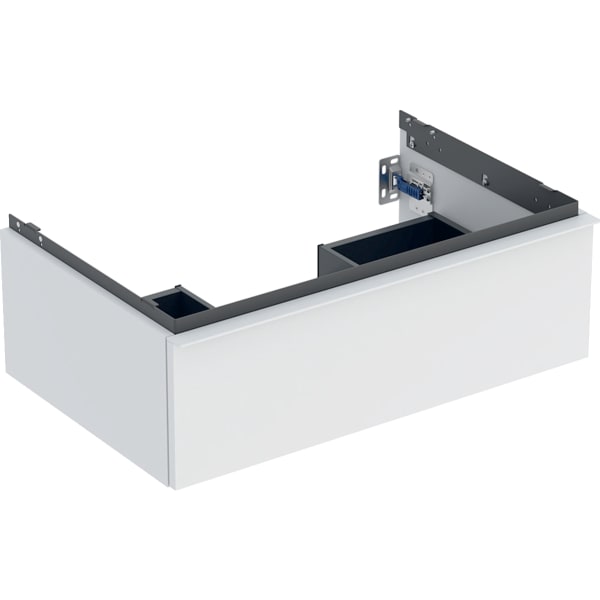 Geberit iCon Unterschrank für WT, 1 Schubl. 74x24,7x47,6cm, weiß matt