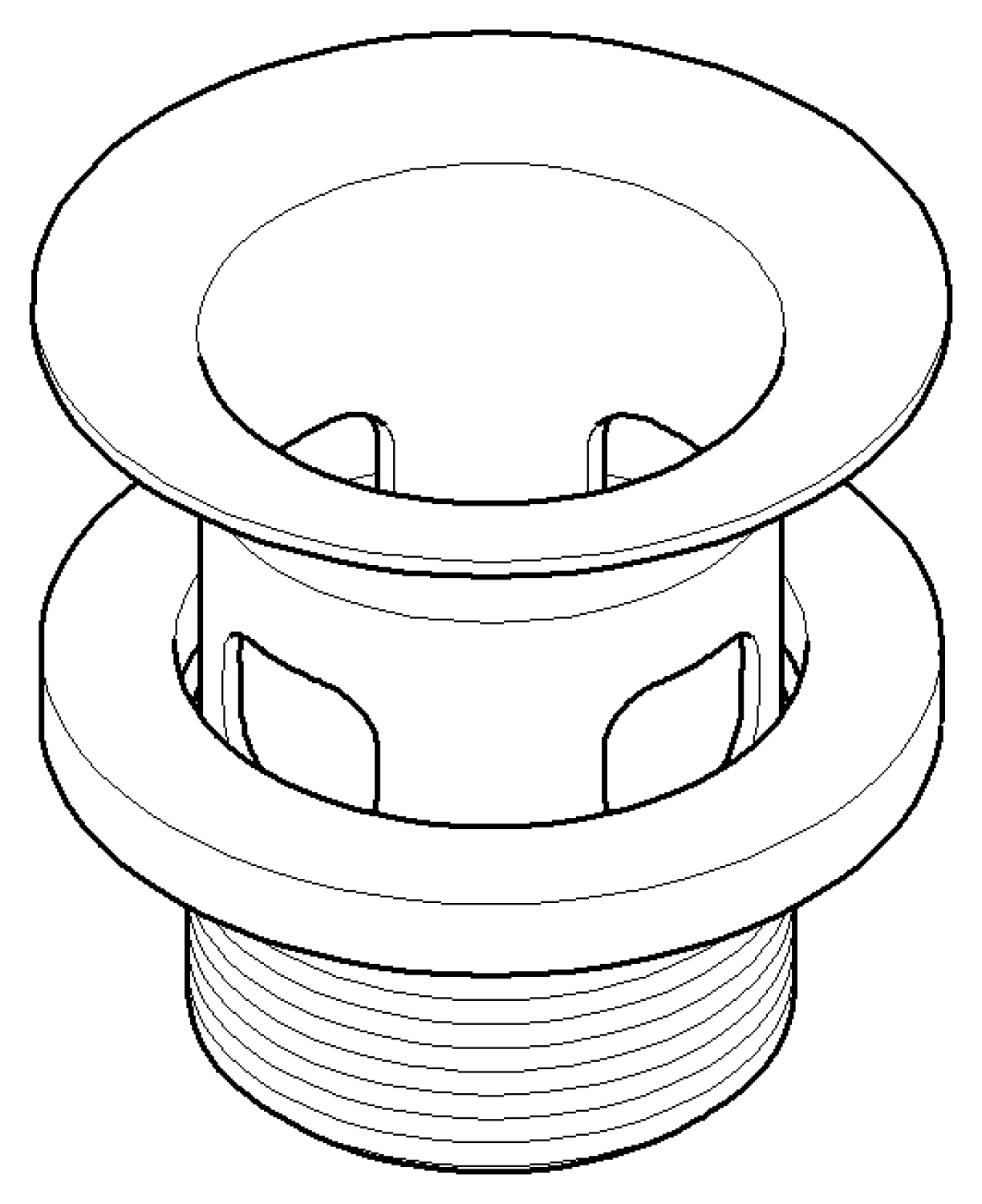 DO Kelch ERSATZTEILE 90110102600 D 93 x 65 mm Platin gebürstet