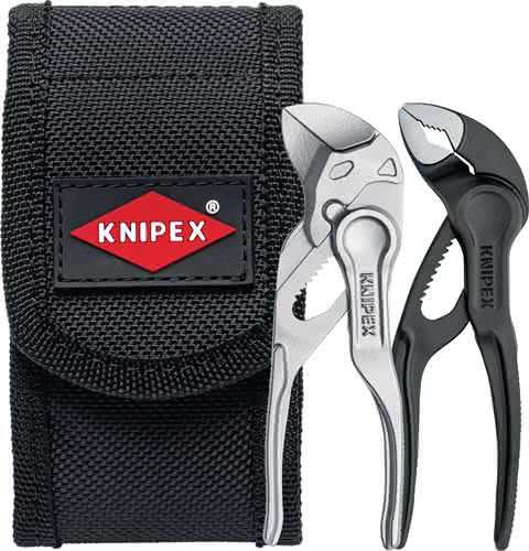 KNIPEX 00 20 72 V04 XS Mini-Zangenset XS in Werkzeuggürteltasche 2-teilig 110 mm KNIPEX 00 20 72 V04 XS Mini-Zangenset XS in Werkzeuggürteltasche 2-teilig 110 mm