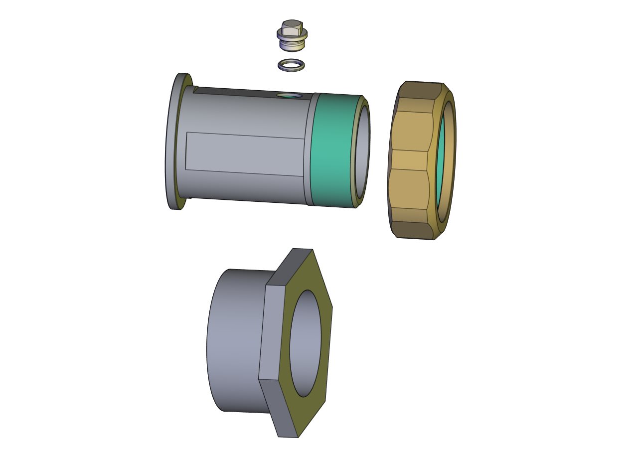 Gruenbeck Einlegeteil mit Impfstelle G 1/4 für LB100/80i/120/120i Gruenbeck Einlegeteil mit Impfstelle G 1/4 für LB100/80i/120/120i
