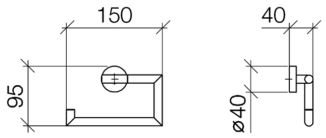 DO Papierrollenh. SERIENSPEZIFISCH 83500979 Platin gebürstet