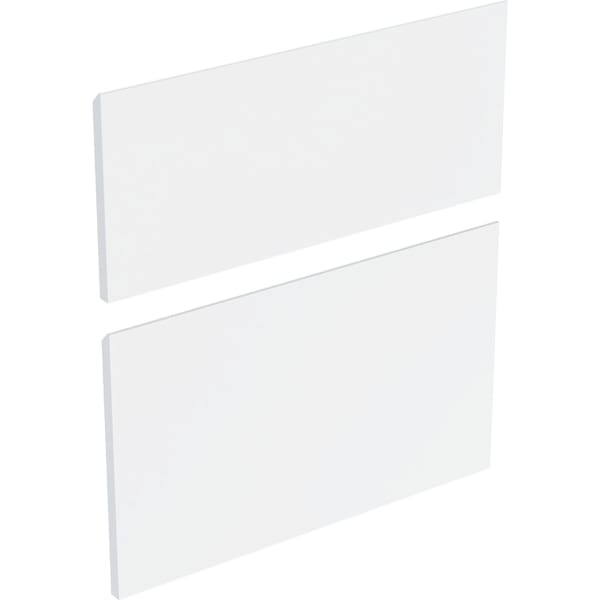 Geberit Set Schubladenfront f. US für MWT B:55cm, weiß glanz