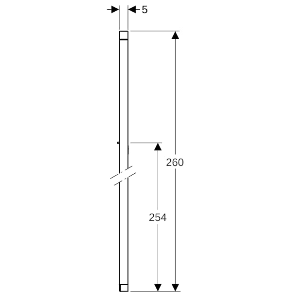 Geberit Duofix Ständer für Trockenbauwand raumhoch, H:260-320 cm
