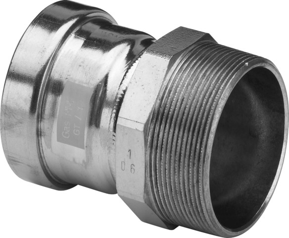 Viega Übergangsstück Profipress G XL 2611XL für Gas in 64,0mm x R2 1/2 CU