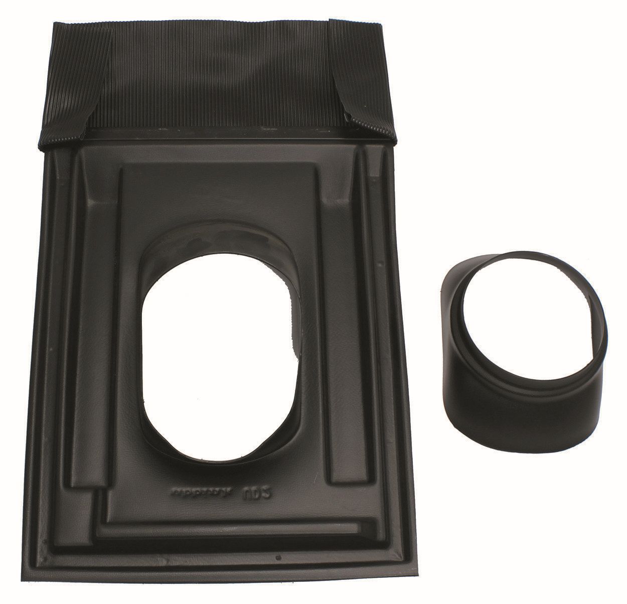 Vaillant Universal-Dachpfanne (25-45 Gr) schwarz für Abgassystem DN 160