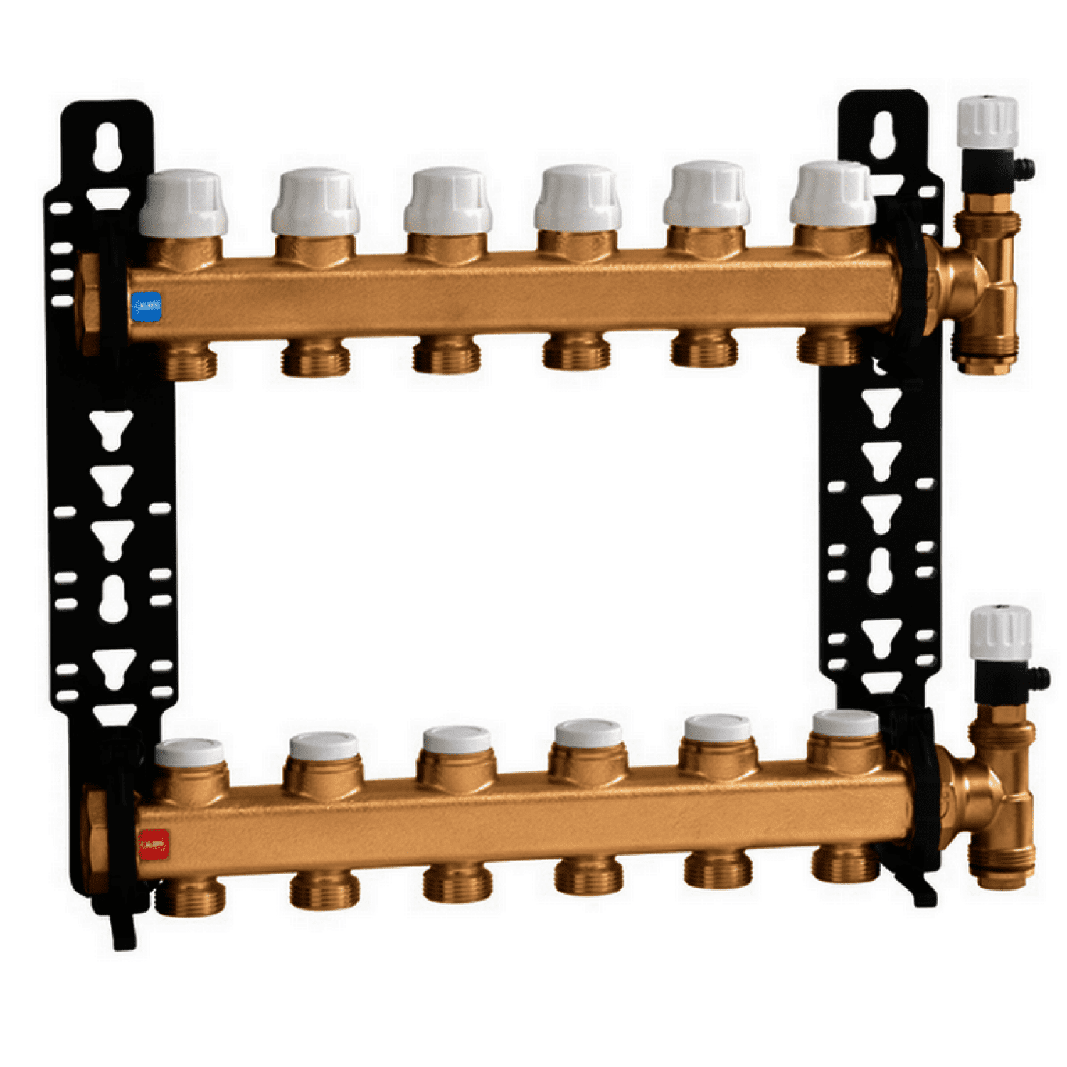 CA Fußbodenheizungsverteiler 1", 9 Heizkreise