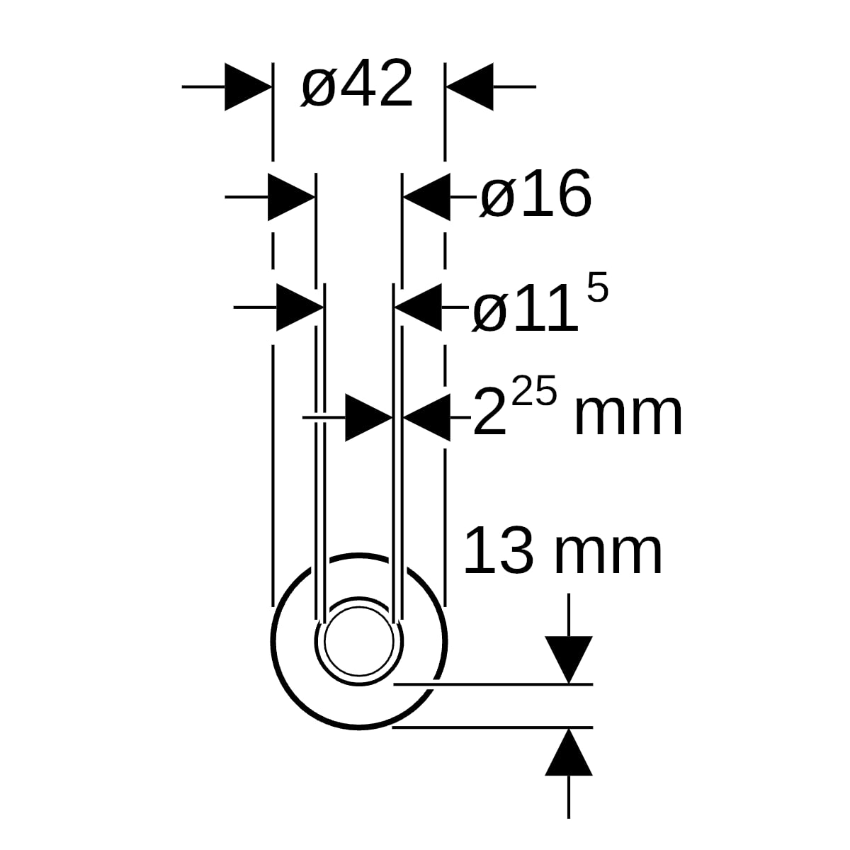 Geberit Mepla Systemrohr ML, rund vorgedämmt d16 L50m, Dämmung 13mm