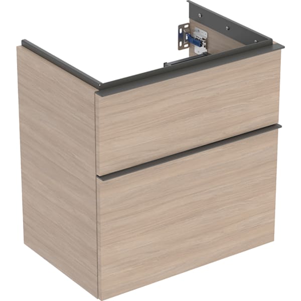 Geberit iCon Unterschrank f. WT, verk. Ausld. 59,2x61,5x41,6cm, Eiche/Gr. Lava