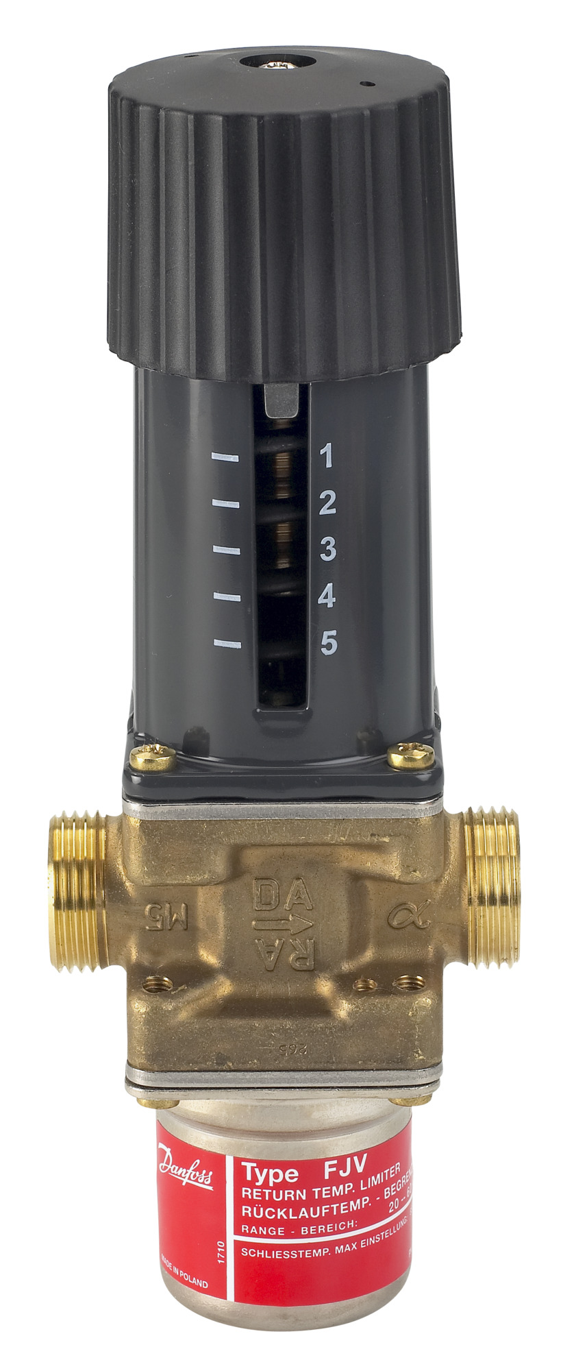 Danfoss Rücklauftemp. Begrenzer FJV DN15, G3/4 AG, 20-60 C, Kvs 1,5