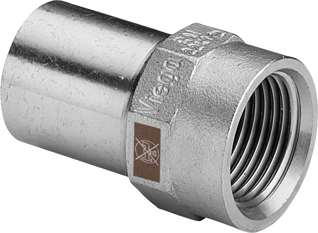 Viega Einsteckstück Temponox 1712.1 in 22mmxRp1/2 Stahl nichtrostend