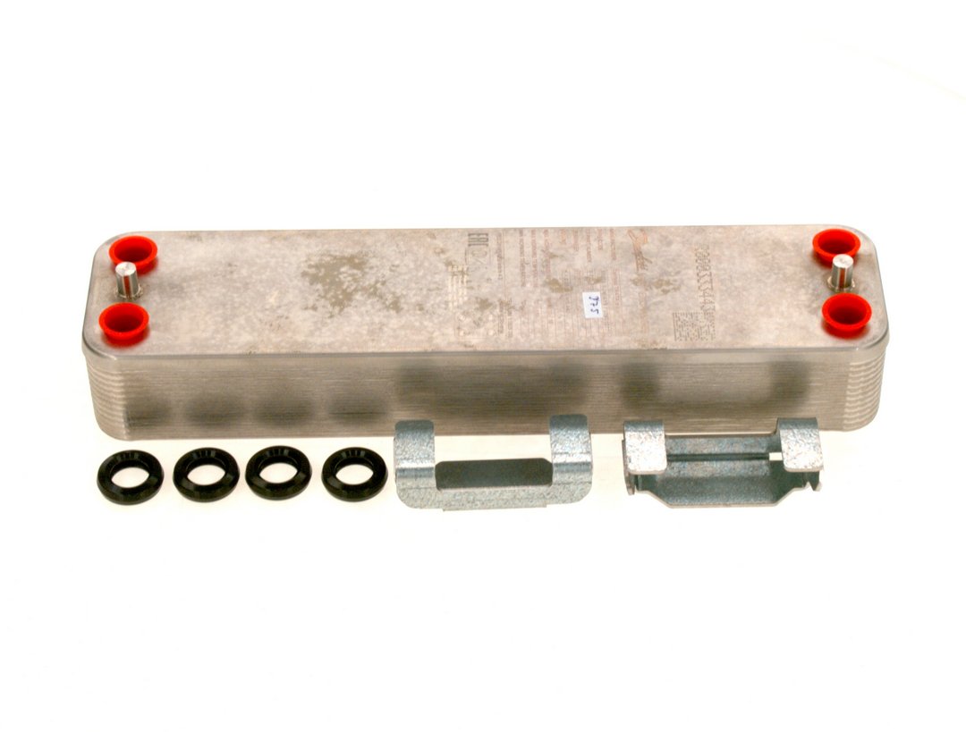 BOSCH Ersatzteil TTNR: 8735300722 Plattenwärmetauscher 35kW (Edelstahl) BOSCH Ersatzteil TTNR: 8735300722 Plattenwärmetauscher 35kW (Edelstahl)