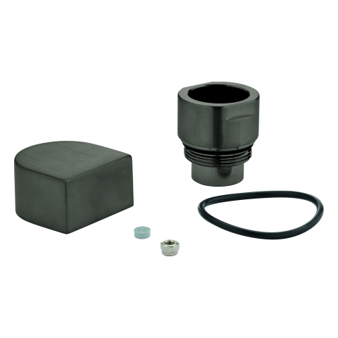 GROHE Umstellknopf 48494 für 3-/4-Loch EH-Wannenkomb. hard graphite gebürstet