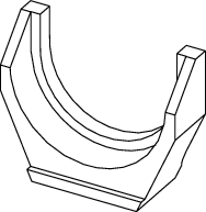 TECEflex PMA 40 63 Pressgabel 63 mm Druckhülse
